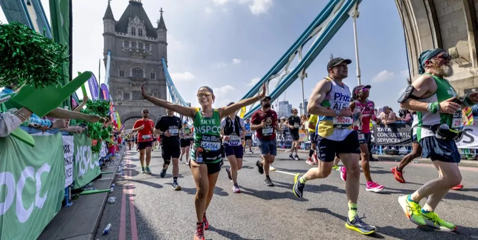 London Marathon runners