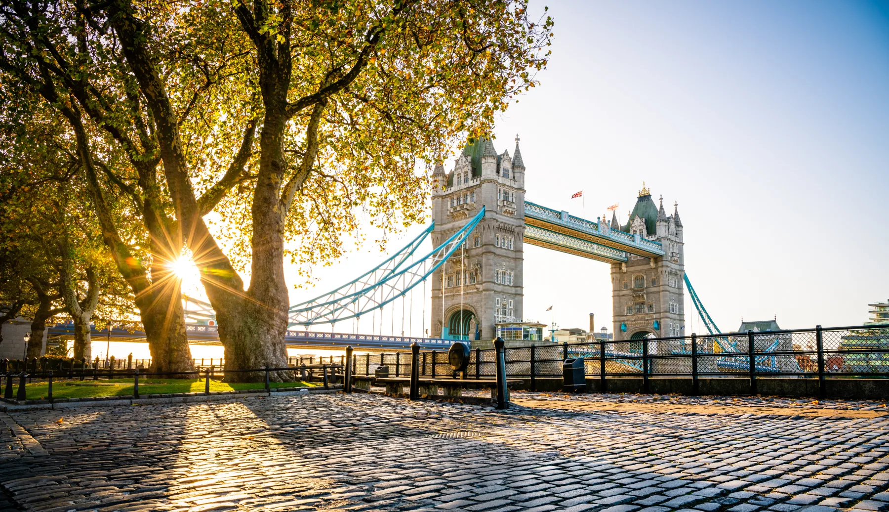 Tower Bridge at sunrise on The London City Run